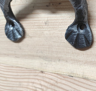 Hand Forged Dog Door Handle: Metal Barn Door Hardware