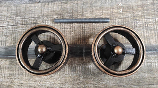 Door Handles, Transport Decor, Boys Bedroom Decor, wheel handle, Door Knob, Metal door Handle