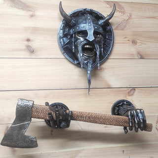 Axe Holder Hammer Holder Wall Weapon Holder Viking Wall Decor Warrior