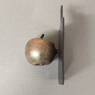 Apple Door Handle: Hand Forged Iron Fruit Knob