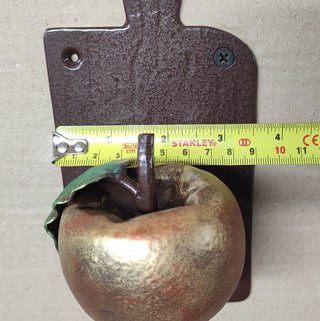Apple Door Handle: Hand Forged Iron Fruit Knob
