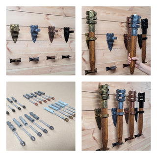 Hand Forged Viking Torch Wall Sconce: Rustic Medieval Candle Holder