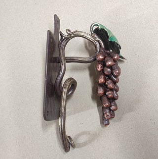 Fruit Knob Kitchen, Grapes door handle, Unusual door decor, Iron Door Pull