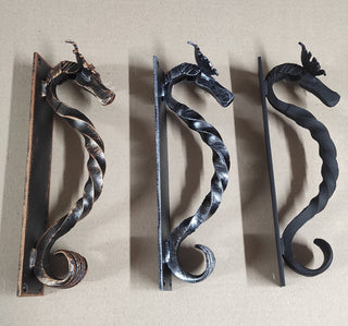 Metal Moose Door Handle: Sturdy Barn Door Pull