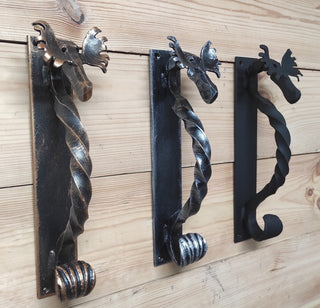 Metal Moose Door Handle: Sturdy Barn Door Pull