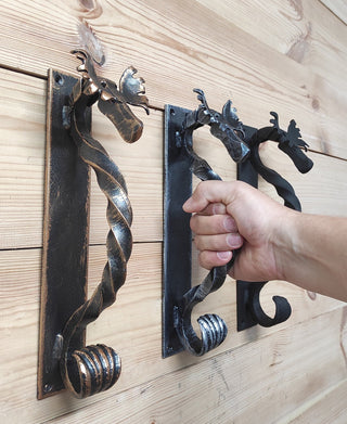 Metal Door Handle Moose, sturdy barn door handle Elk