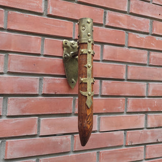 Handmade Forged Medieval Wall Sconce Torch