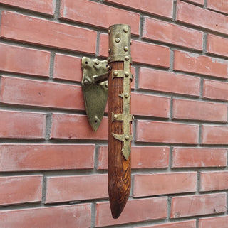 Handmade Forged Medieval Wall Sconce Torch