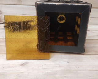 Handmade Forged Medieval Lantern: Rustic Gothic Ceiling Light