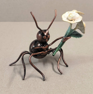 Metal Ant, a beetle, Metal Statuette, Home Decor