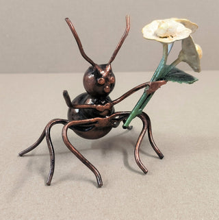 Metal Ant, a beetle, Metal Statuette, Home Decor