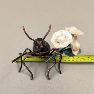 Metal Ant, a beetle, Metal Statuette, Home Decor