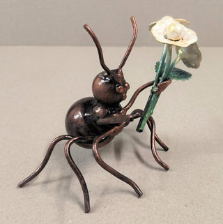 Metal Ant, a beetle, Metal Statuette, Home Decor