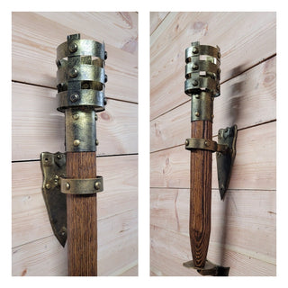 Flaming torch Wall candleholders Vikings Flame Wall sconce