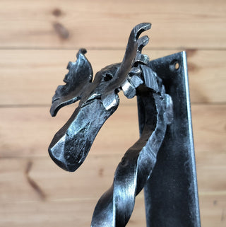 Metal Moose Door Handle: Sturdy Barn Door Pull