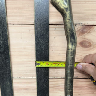 Forged Branch Door Handles: Rustic Metal Barn Door Pulls (Pair)