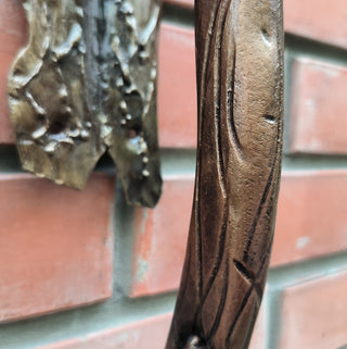 Handmade Axe Door Handle: Metal Barn Door Pull