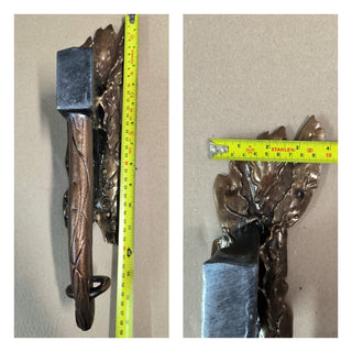 Handmade Axe Door Handle: Metal Barn Door Pull