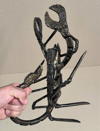 Metal Scorpion, Scorpion Statuette, Home Decor