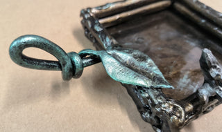 Handmade Forged Iron Ashtray: Metal Sculpture, Art Decor