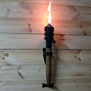 Flaming torch Wall candleholders Vikings Flame Wall sconce