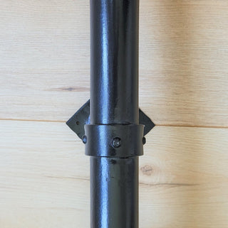 Handmade Metal Torch Wall Sconce: Gothic Medieval Lighting