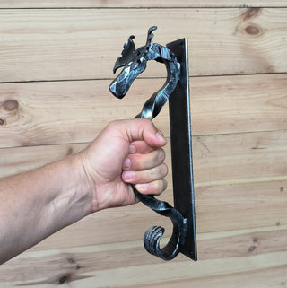 Metal Moose Door Handle: Sturdy Barn Door Pull