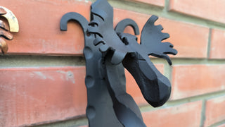 Metal Moose Door Handle: Sturdy Barn Door Pull, available in 3 finishes