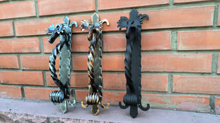 Metal Moose Door Handle: Sturdy Barn Door Pull, available in 3 finishes