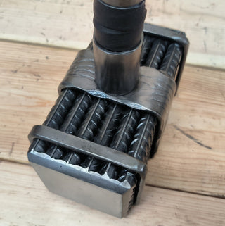 Wrought Iron Viking Hammer: Hand Forged Decorative Hammer