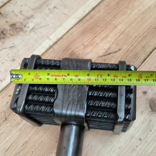 Wrought Iron Viking Hammer: Hand Forged Decorative Hammer