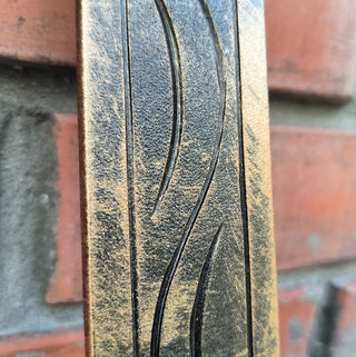 Hand Forged Steel Door Handle: Wrought Iron Barn Door Decor