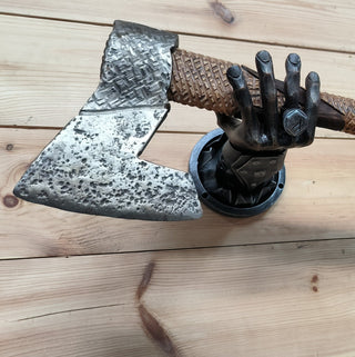 Axe Holder Hammer Holder Wall Weapon Holder Viking Wall Decor Warrior