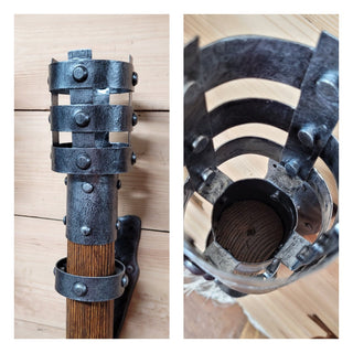 Flaming torch Wall candleholders Vikings Flame Wall sconce