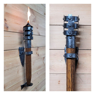 Flaming torch Wall candleholders Vikings Flame Wall sconce