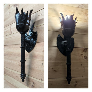 Wall Light, Decorative light, Accent light, wall lantern, viking sconce torch