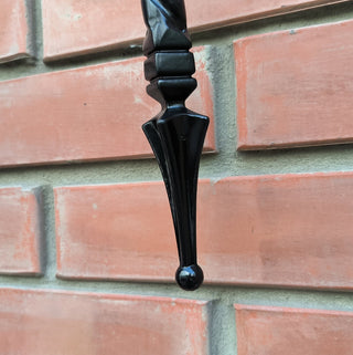 Handmade Metal Torch Wall Sconce: Gothic Medieval Lighting