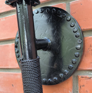 Handmade Metal Torch Wall Sconce: Accent Lighting