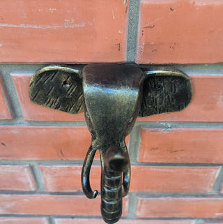 Elephant door handle, door handle, metal handle, hand forged handle, barn door handle, door decor, wrought hardware, metal forged handle