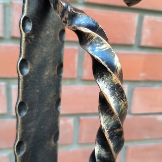 Handmade Metal Moose Door Handle: Rustic Barn Door Pull
