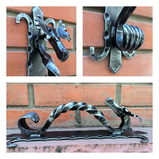 Metal Moose Door Handle: Sturdy Barn Door Pull