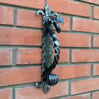 Metal Moose Door Handle: Sturdy Barn Door Pull