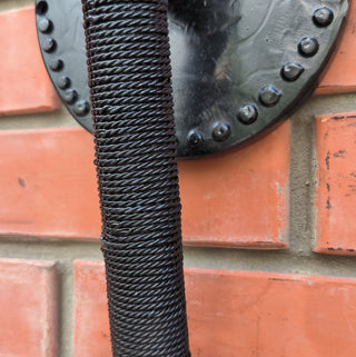 Handmade Metal Torch Wall Sconce: Accent Lighting