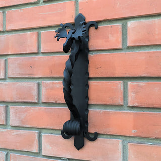 Metal Moose Door Handle: Sturdy Barn Door Pull