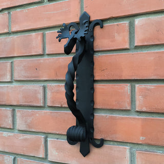 Metal Moose Door Handle: Sturdy Barn Door Pull