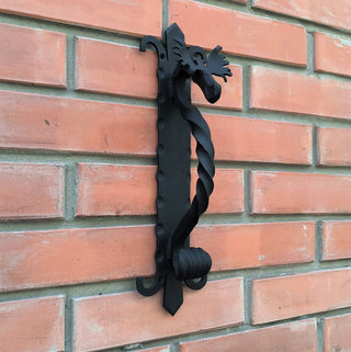 Metal Moose Door Handle: Sturdy Barn Door Pull