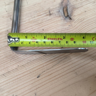 Hand Forged Stainless Steel Fireplace Poker: Camping Cookware