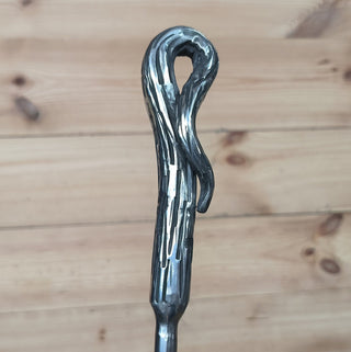 Hand Forged Stainless Steel Fireplace Poker: Camping Cookware