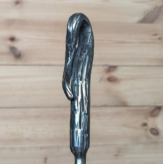 Hand Forged Stainless Steel Fireplace Poker: Camping Cookware