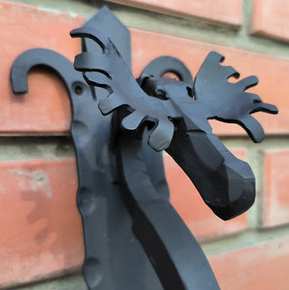 Metal Moose Door Handle: Sturdy Barn Door Pull